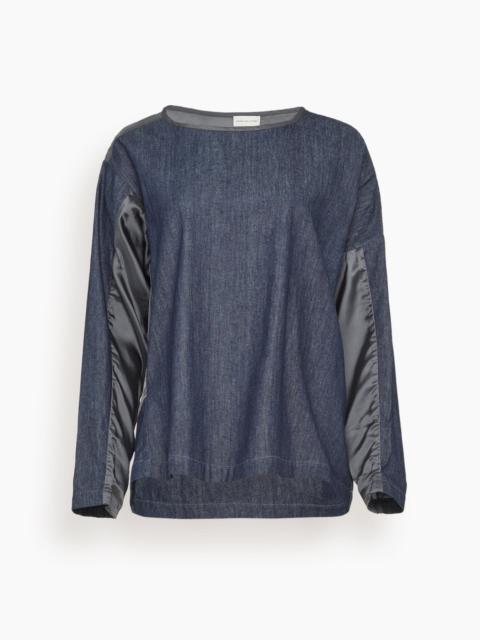 Dries Van Noten Caias Denim Shirt in Indigo