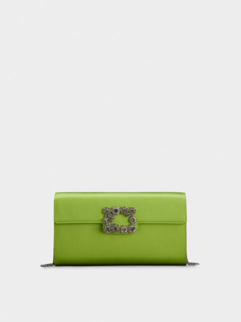 Efflorescence Clutch in satin