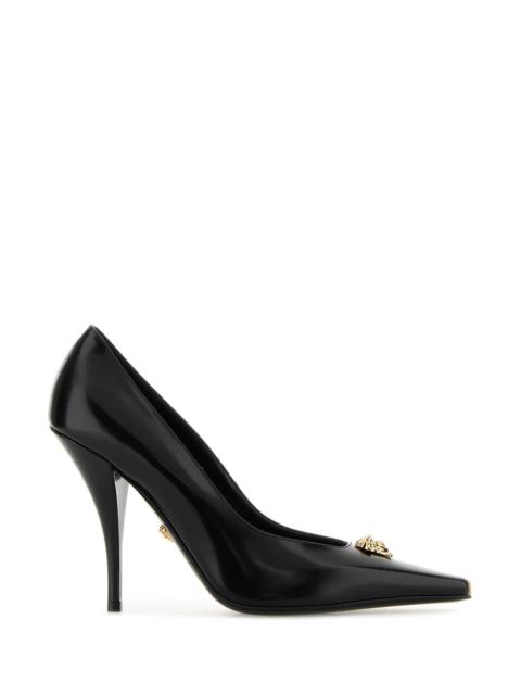 VERSACE Versace Women Black Leather Pumps