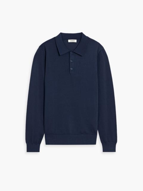 Sandro Knitted polo shirt