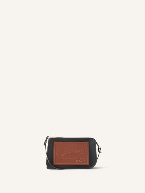 Lanvin COMPAGNON SMALL ZIPPED SHOLDER BAG IN LEATHER
