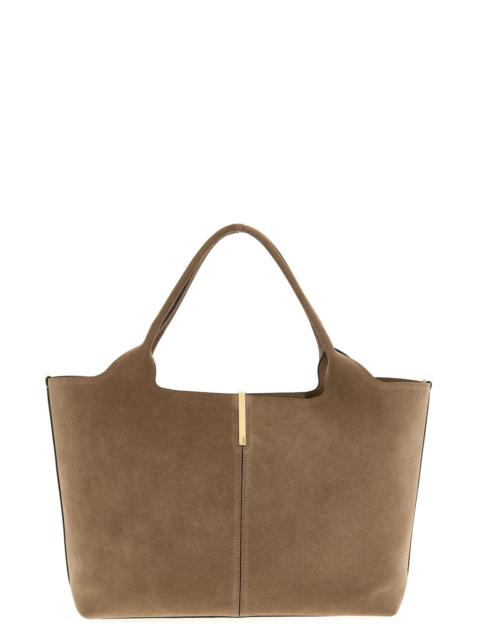 Tod's Small to medium suede shopping bag