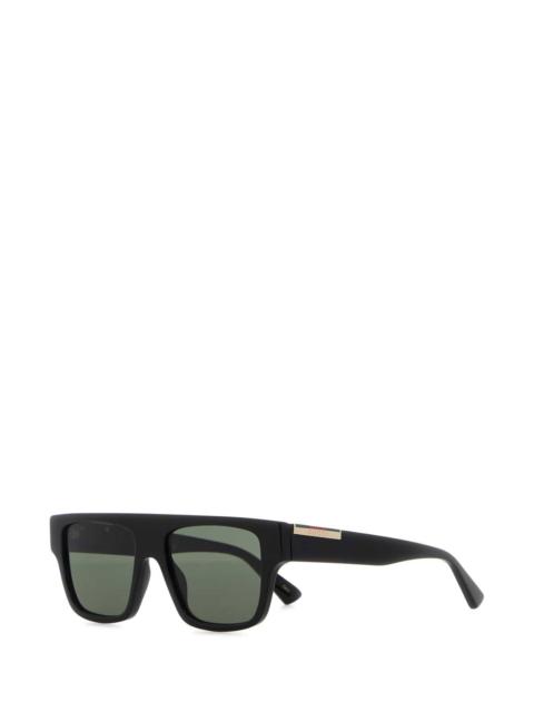 GUCCI Gucci Men Black Acetate Sunglasses