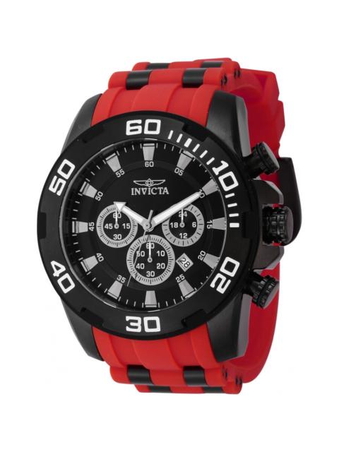 Other Designers Invicta Pro Diver SCUBA Chronograph GMT Quartz Black Dial Men's Watch 44546