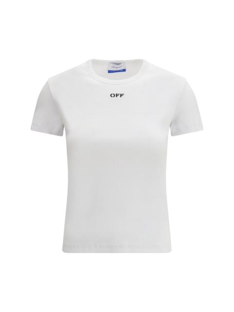 Off-White Off-white Off Stamp Rib Basic T-shirt