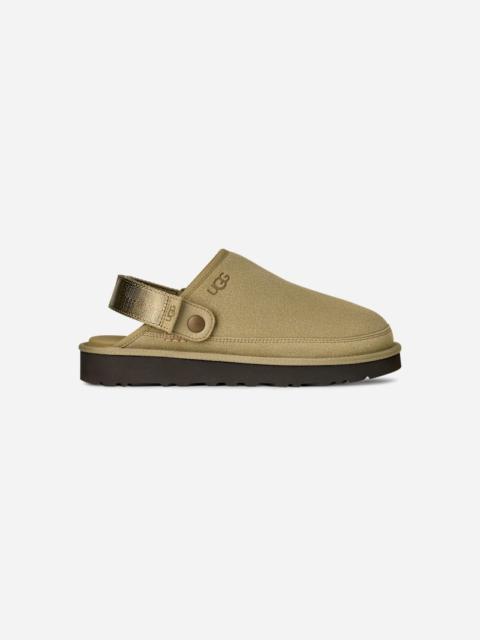 UGG ® Men's Goldencoast Clog II Suede Shoes in Muted Brass/Magnolia Leaf