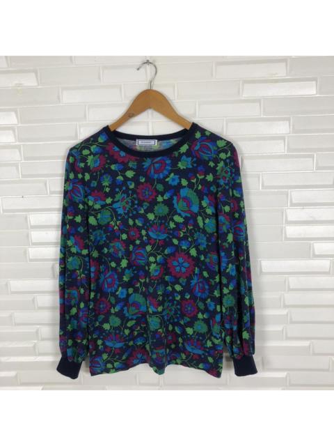 Other Designers Vintage - YVES SAINT LAUREN KNITWEAR MULTICALOUR FLORAL