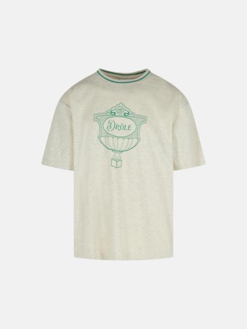 Drôle de Monsieur WHITE COTTON T-SHIRT