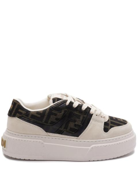 FENDI Fendi Zuca-motif Panelled Sneakers