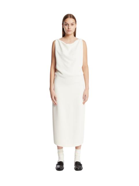 The Row White Paran Silk Dress