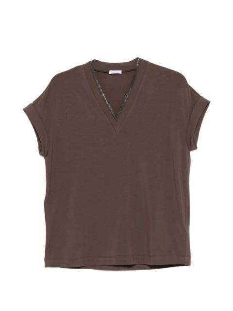Brunello Cucinelli Brunello Cucinelli Women V Neck T-Shirt