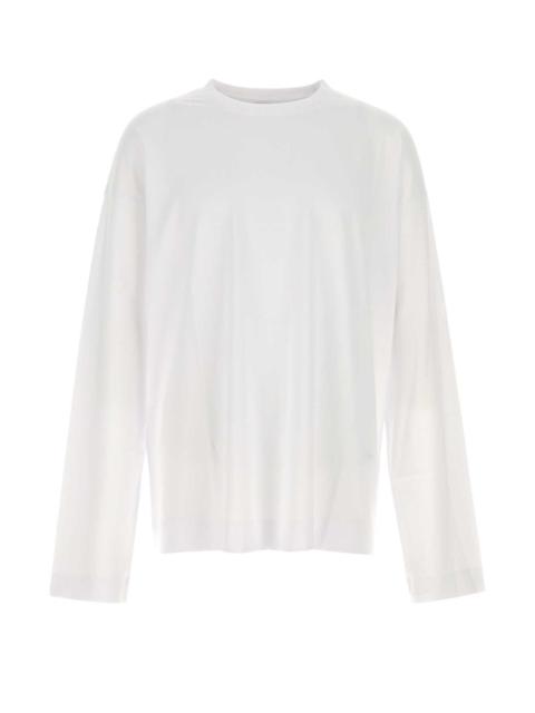 Dries Van Noten Dries Van Noten Men White Cotton Oversize Hegland T-Shirt