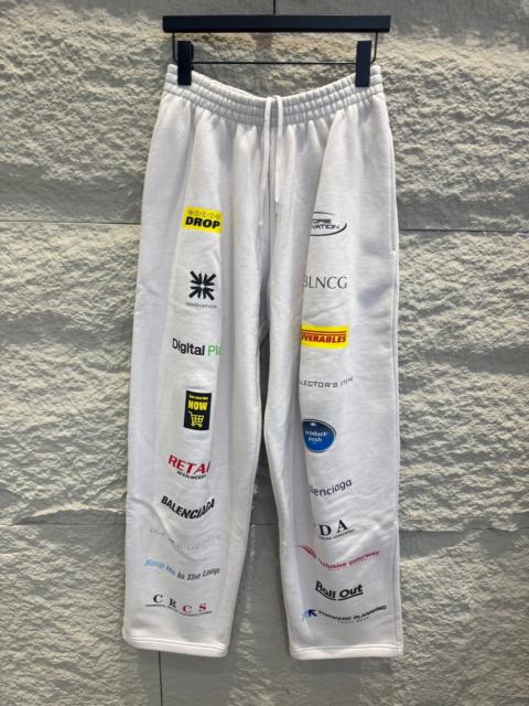 BALENCIAGA Balenciaga Top League Baggy Sweatpants In White