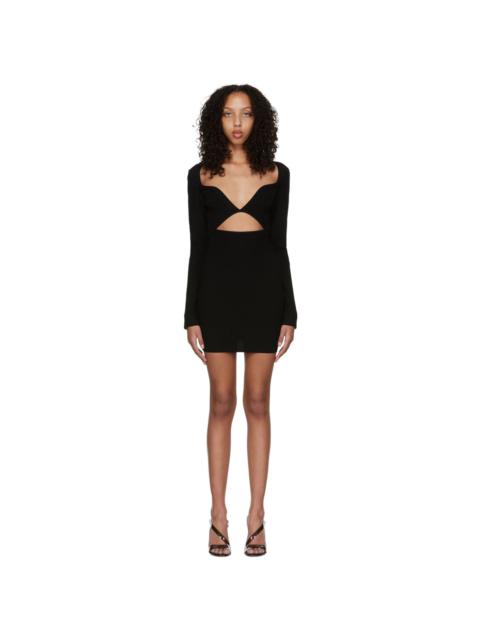 GAUGE81 Black Otero Minidress