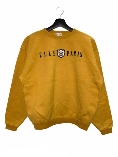 Other Designers Designer - Vintage Elle Paris Embroidery Crewneck Sweatshirt