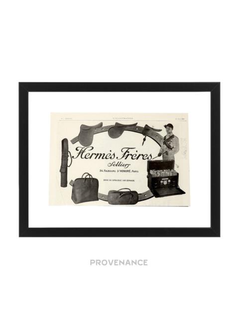 Hermès Hermes Antique Vintage Newsprint Ad - Hermès Frères