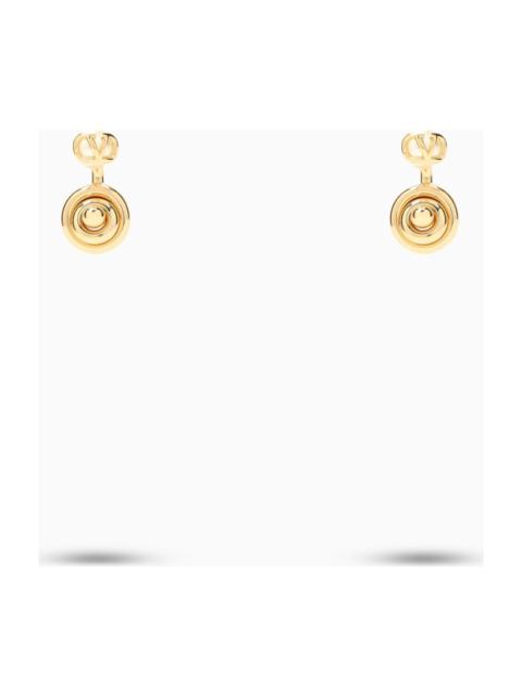 Gold/coloured Pearl Drop Earrings
