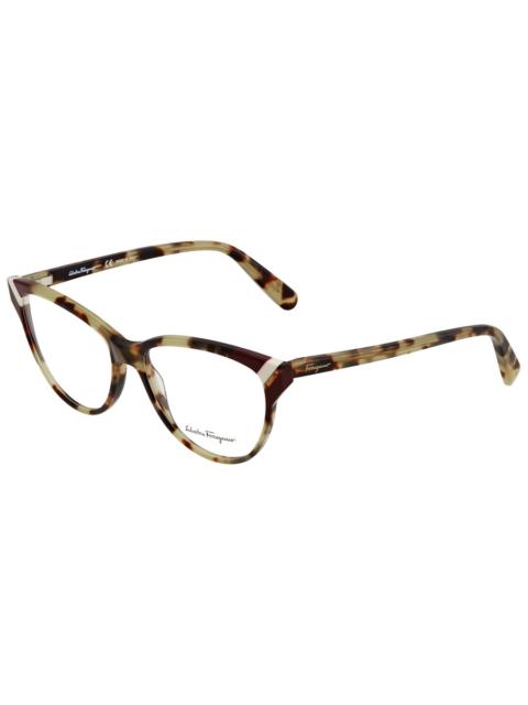 FERRAGAMO Ferragamo Demo Cat Eye Ladies Eyeglasses SF2844 281 54