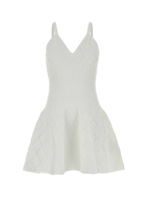 Balmain Balmain Women White Knit Mini Dress