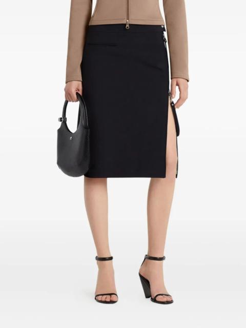 courrèges Courreges Women Zipped "Heritage" Crepe Skirt