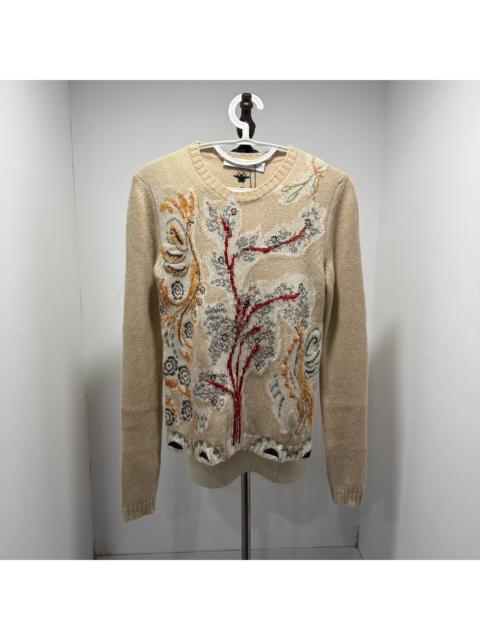 Dior Dior Hand Embroidery Logo Cashmere Sweater