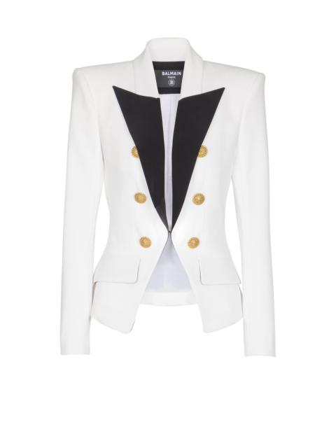 Balmain 6-button two-tone jacket