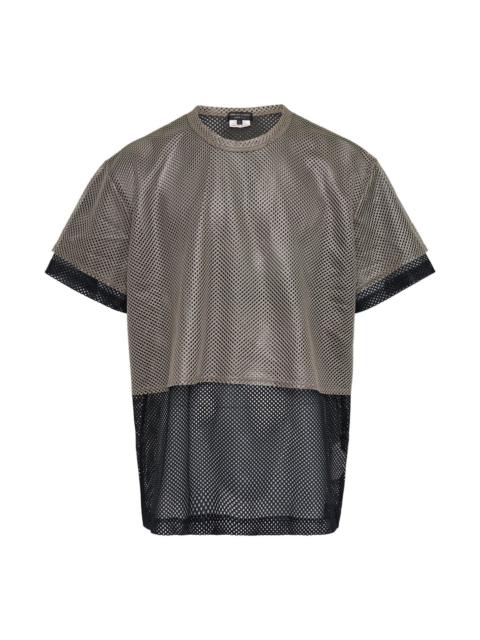 Comme des Garçons Homme Plus Polyester Mesh Coloured Long Sleeve T-Shirt
