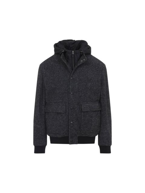 Canali Bomber Jackets Grey