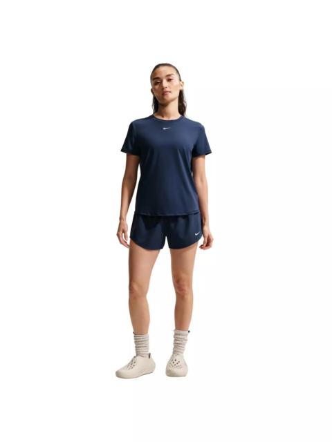 Nike Women's One Dri-FIT Mid-Rise 3" Brief-Lined Shorts -Navy