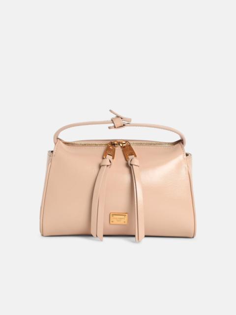 Dolce & Gabbana 'VITTORIA' LEATHER HANDBAG NUDE