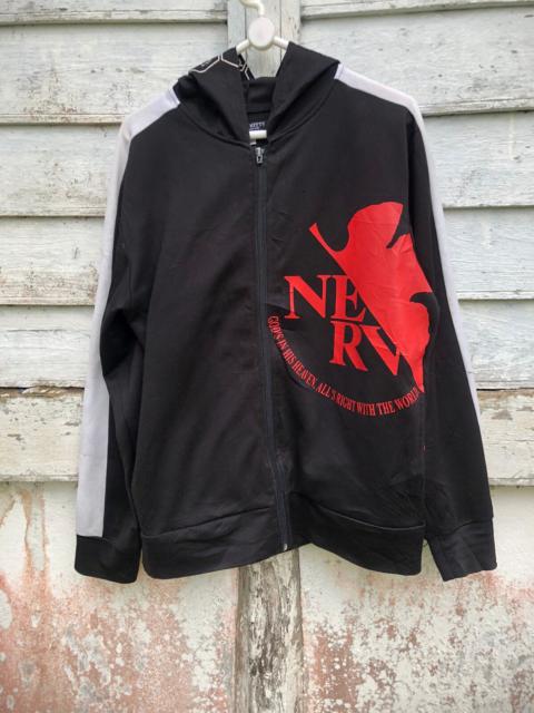 Other Designers Japanese Brand - 2012 Hello Kitty x Evangelion Nerv Zipper Polyester Hoodie