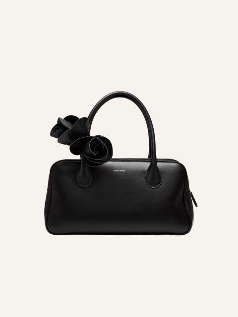 MAGDA BUTRYM Brigitte bag in black leather and silver