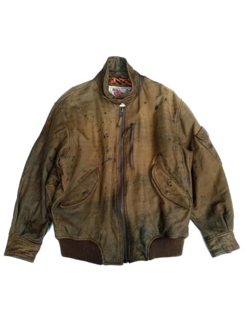 Other Designers 🔥VINTAGE MUW CO. TYPE A2 LEATHER JACKET
