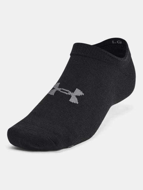Under Armour Unisex UA Essential 6-Pack No-Show Socks