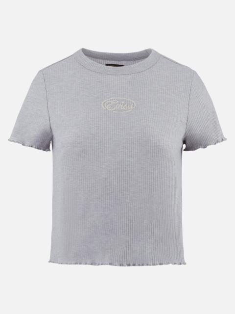 EVISU Rope Twist Logo Embroidery Fashion Fit T-shirt