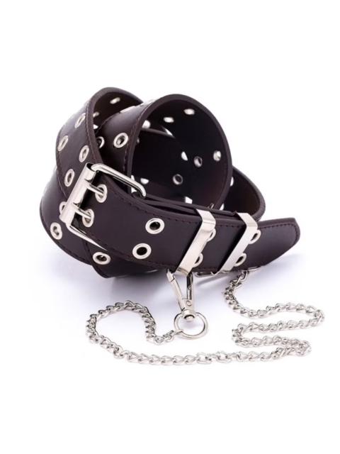 Archival Clothing - Punk rock Waist chain pu leather belt