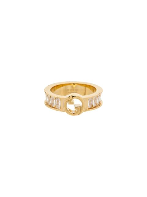 GUCCI Gucci Blondie Wide Crystal Ring