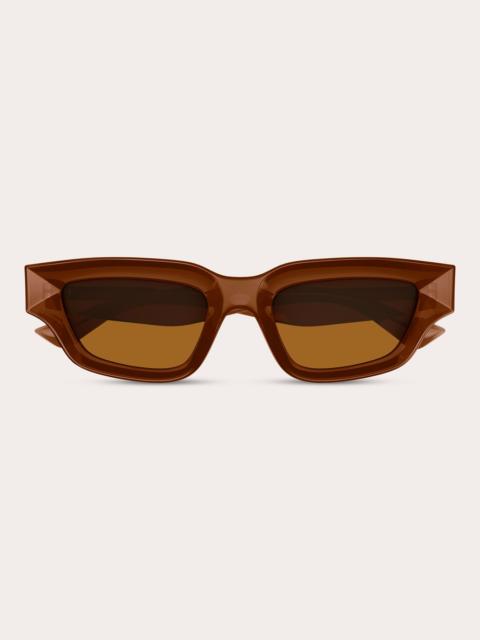 Bottega Veneta Edgy Cat-Eye Acetate Sunglasses