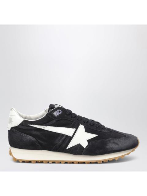 Golden Goose Golden Goose Marathon Sneakers In Navyblau / Milkweiãÿ Men