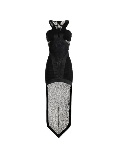 ELISABETTA FRANCHI Elisabetta Franchi Floral-lace Train Dress