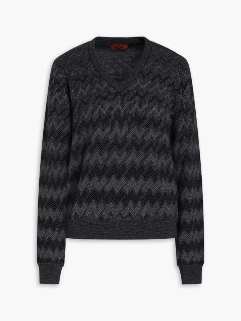 Missoni Crochet-knit cashmere sweater