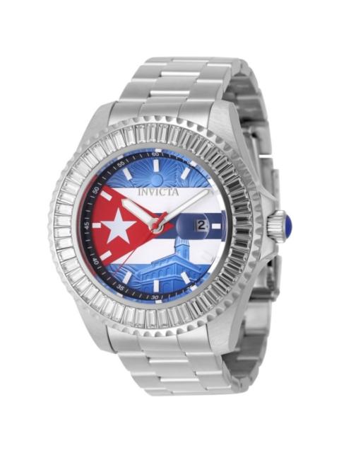 Other Designers Invicta Pro Diver Cuba Edition Quartz Crystal Men's Watch 49617