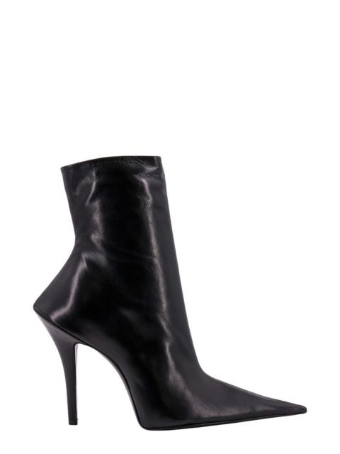 leather 'witch' ankle boots