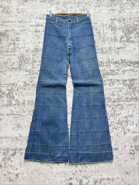 Hysteric Glamour Vintage Brittania Sportswear Reconstructed Flare Wide Leg