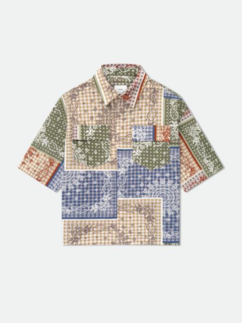 Rhude BANDANA BOXY WORK SHIRT