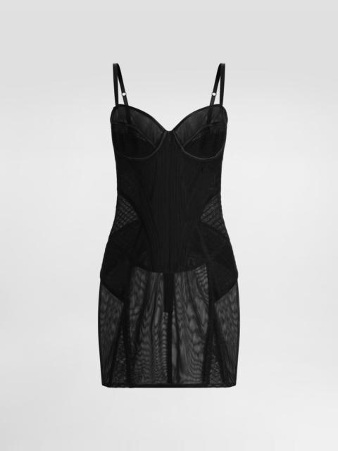 Dolce & Gabbana Lightweight stretch tulle dress