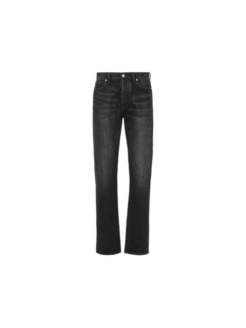 FENDI Fendi Black Denim - Regular & Straight-Leg Jeans Men