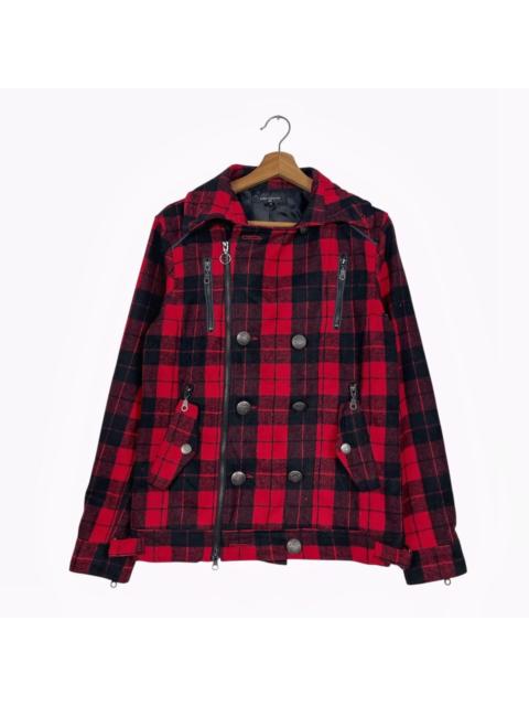 Other Designers In The Attic Tartan Punk Jacket