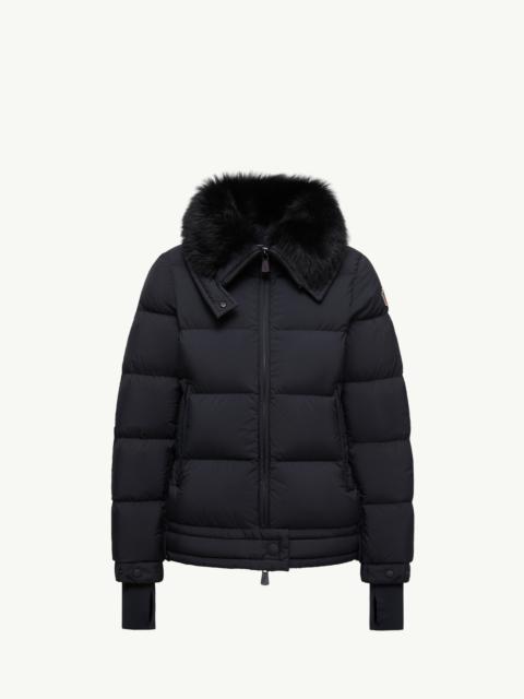 Moncler Grenoble Arabbas Hooded Shearling Down Ski Jacket