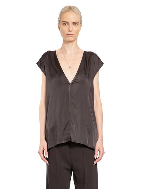 Rick Owens Porterville-Dylan-Tee-In-Washed-Charmeuse